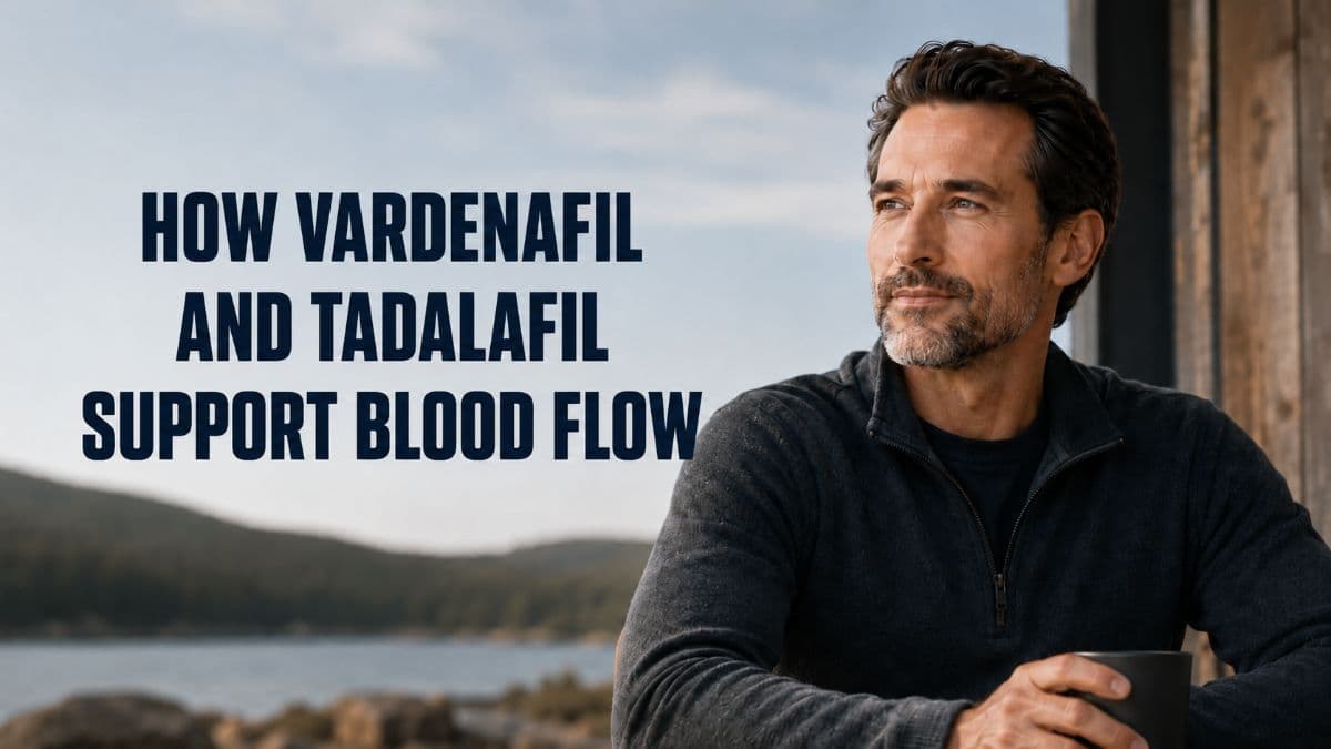 PDE-5 Inhibitors: How Vardenafil and Tadalafil Support Blood Flow and Performance